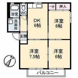 グランシード加藤（Ｓ）の物件間取画像